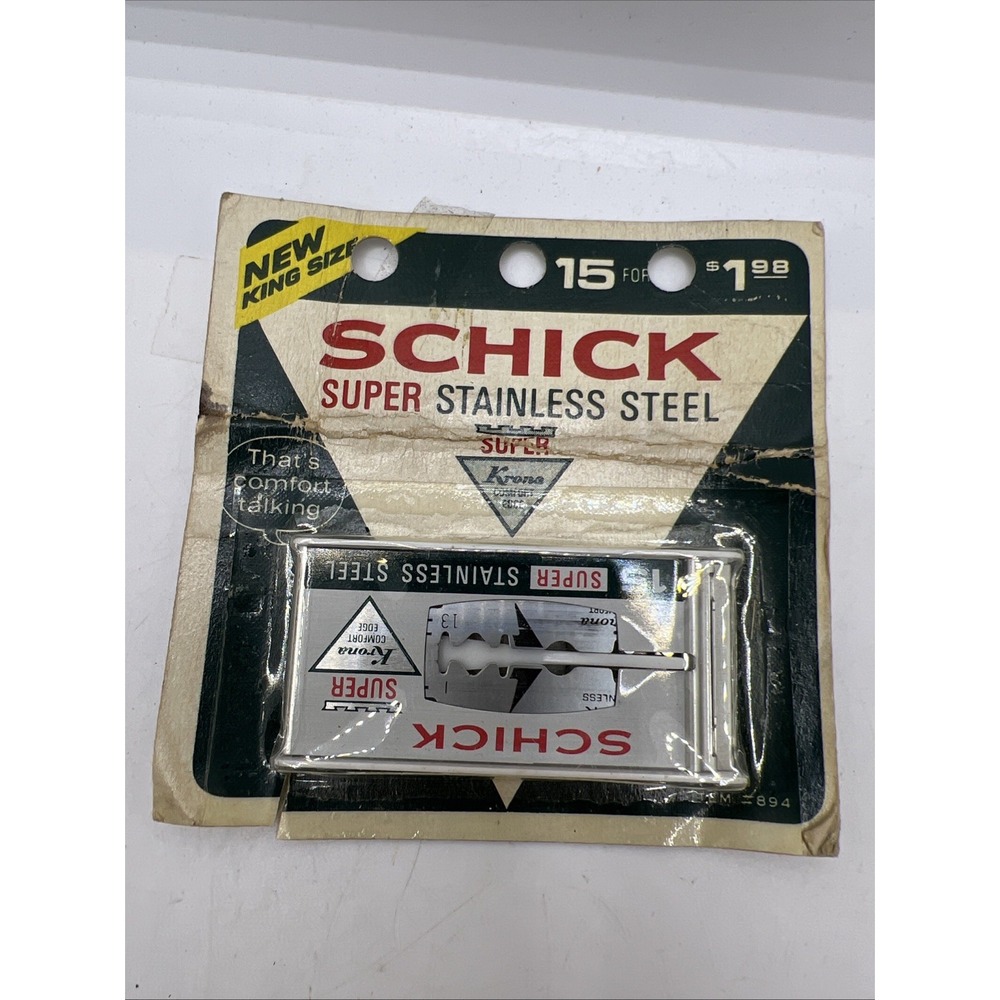 Old Schick Super Stainless Blades